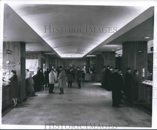 1966 Press Photo View of Milwaukee Journal Sentinel Lobby - mjb34946 - Historic Images