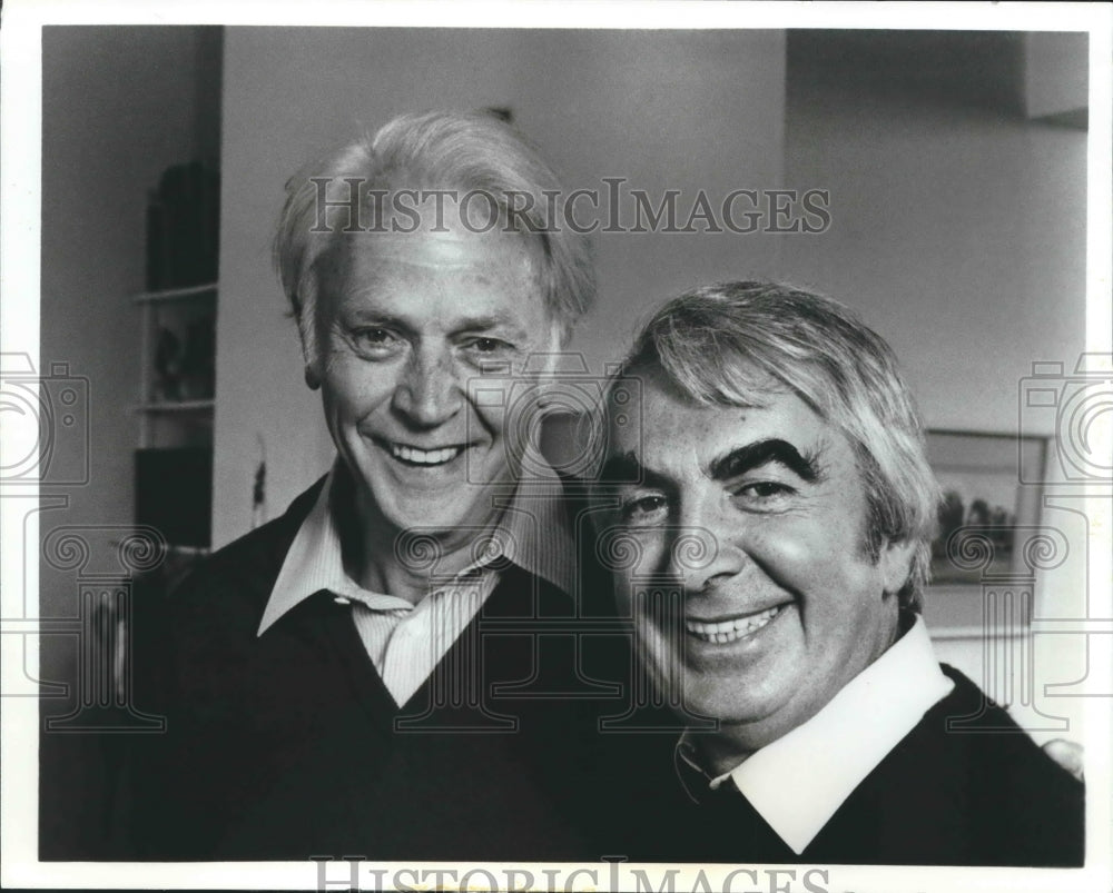 1985 Press Photo Irish Stars Dan O&#39;Herlihy and Milo O&#39;Shea - mjb35013- Historic Images