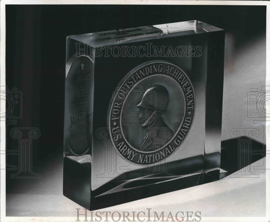1959 Press Photo Chicago Army National Guard Outstanding Achievement Award - Historic Images