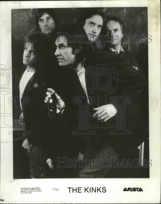 Press Photo The Kinks - mjb35472 - Historic Images