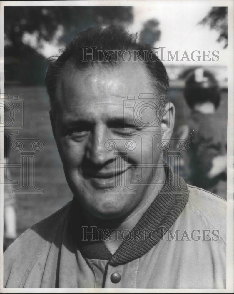 1962 Press Photo St. John Cathedral High School Football Charlie Machi - Historic Images