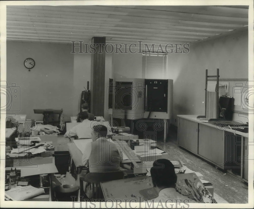 1951 Press Photo Milwaukee Journal Sentinel Art Department - mjb36224 - Historic Images