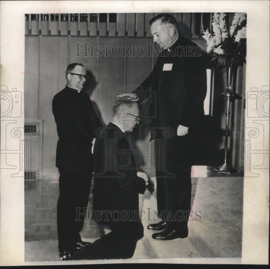 1962 Press Photo Dr. Franklin C. Fry, president of Lutheran Church in America - Historic Images