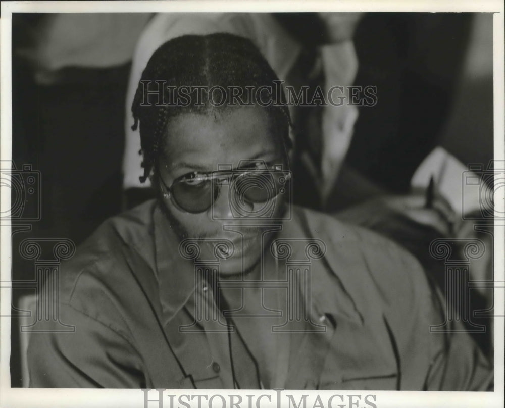 1976 Press Photo Anthony Miller, leader in the July riot at Waupun State Prison - Historic Images