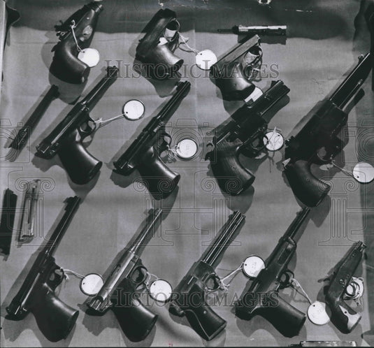 1975 Waldo Rosebush's firearms given to the State Historical Society-Historic Images