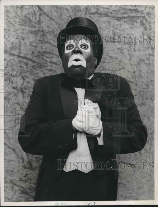 1977 Press Photo Ted Ross as Charlie Bates in "Minstrel Man" - mjb38143-Historic Images