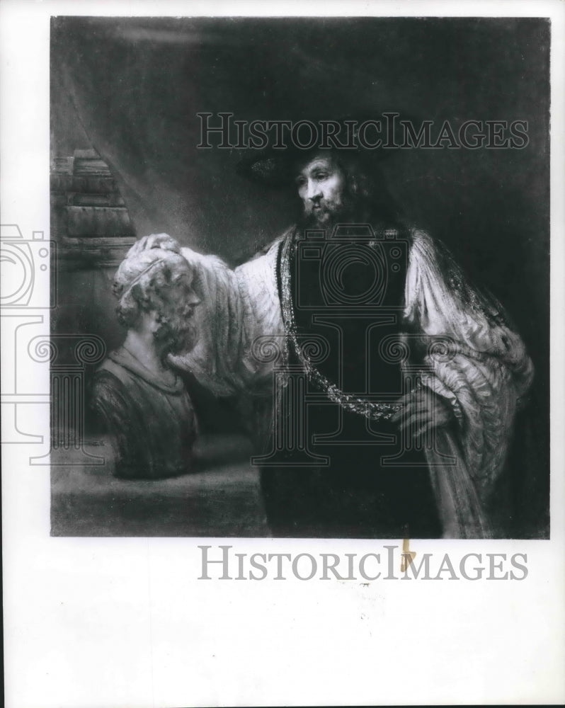 1963 Press Photo The real Rembrandt Masterpiece done in Oils 1653 - mjb38330-Historic Images