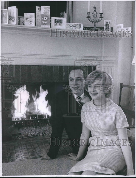 1963 Tina Roberts, Whitefish Bay; Timothy Rose,Fox Point, engaged.-Historic Images