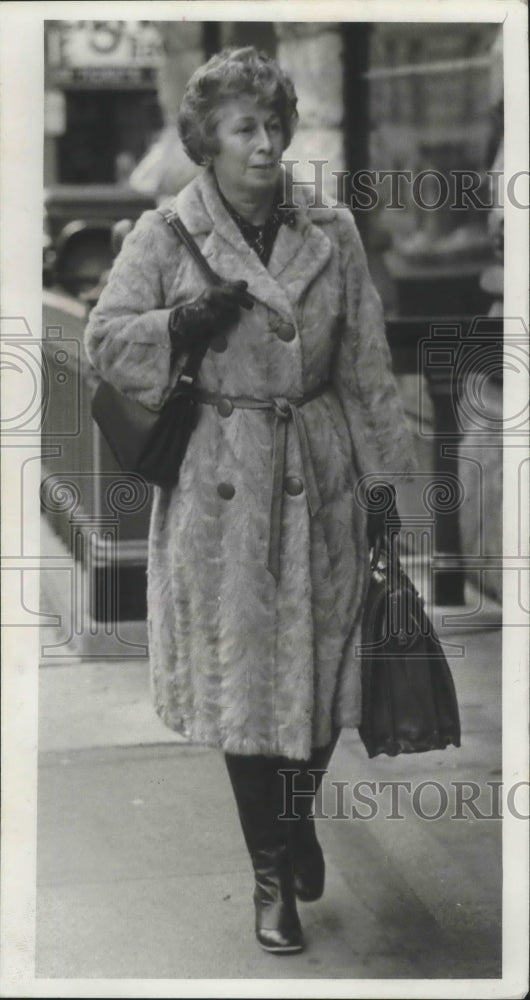 1975 Press Photo President Of National Council Of Jewish Women Eleanor Marvin - Historic Images