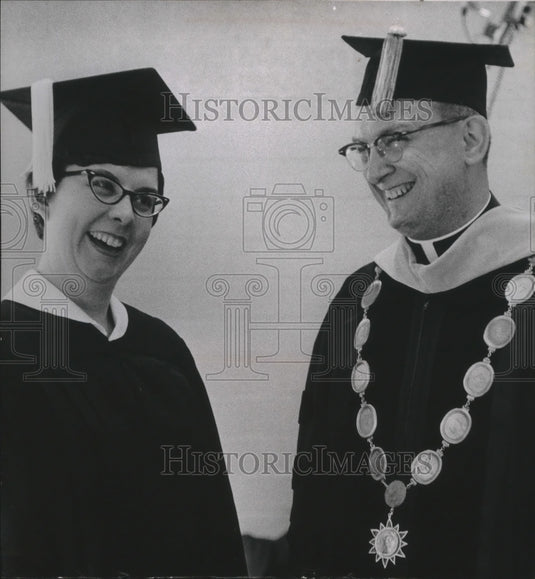1967 MU graduates, Father John Raynor & sister Roberta Raynor-Historic Images