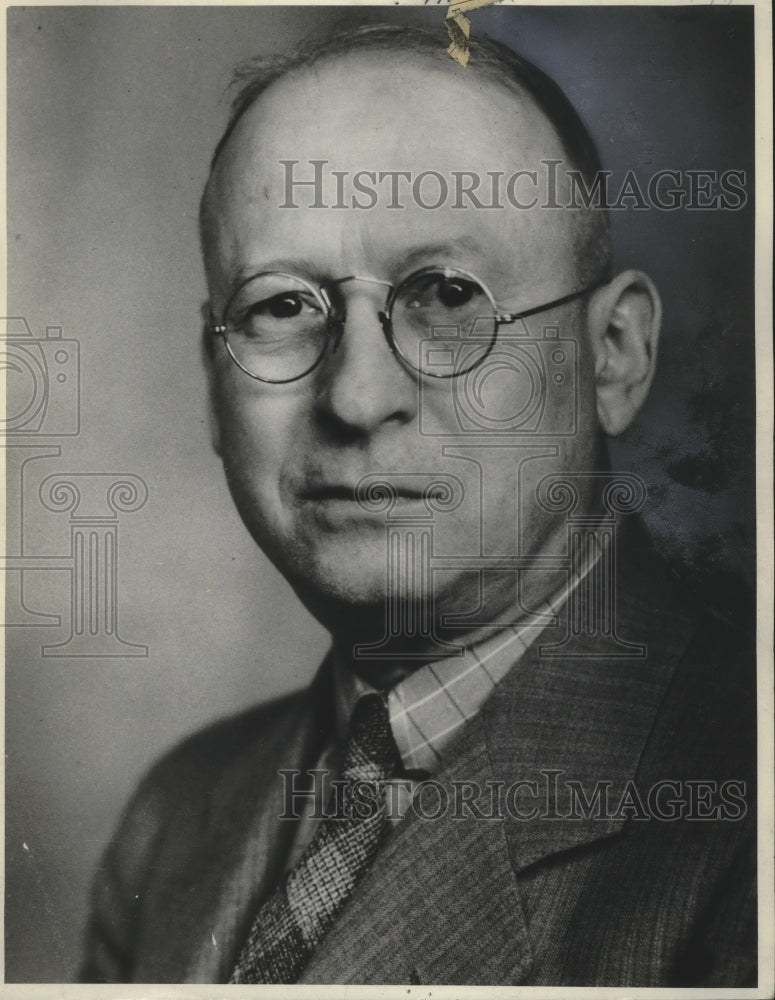 1936 Press Photo T. Murray Reed, City Editor, Milwaukee Journal - mjb39390-Historic Images