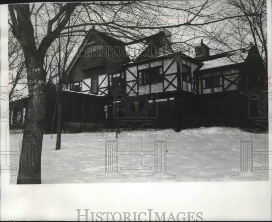 1966 Press Photo Rawhide Boys ranch for troubled boys sits along Wolf River - Historic Images