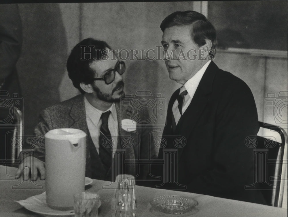 1983 Press Photo Mayor Henry Maier and others - mjb41173 - Historic Images