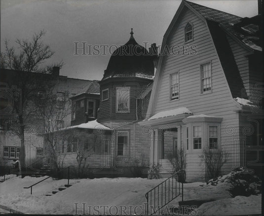 1971 Press Photo Both buildings make up Meta House, home for women alcoholics-Historic Images