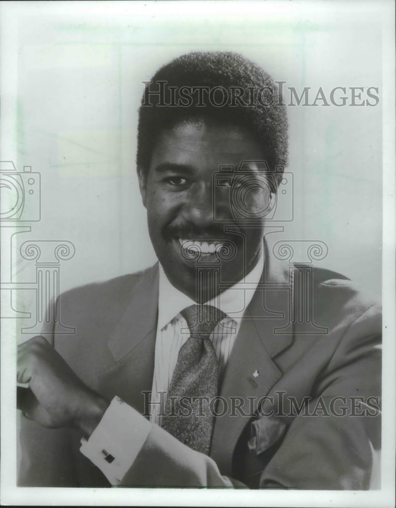 1985 Press Photo Song Writer Bernie Miller host Black History Observance - Historic Images