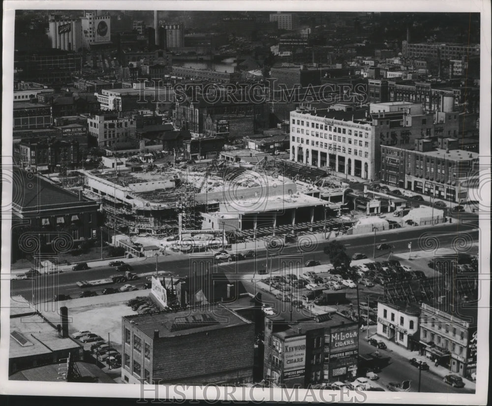 1949 Sports Arena construction at Milwaukee Auditorium.-Historic Images