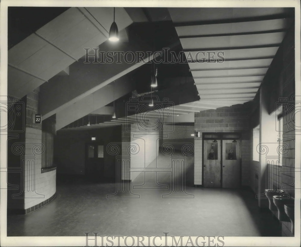 1950 Press Photo Milwaukee Auditorium sports arena interior - mjb42997 - Historic Images