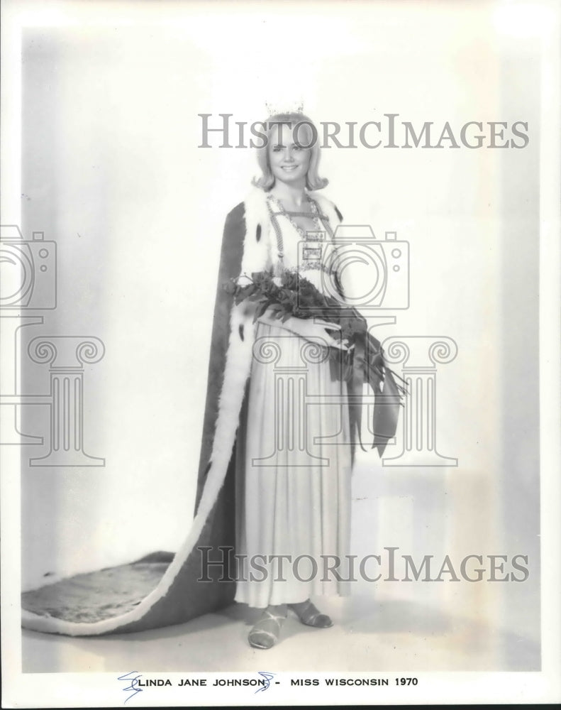 1971 Press Photo Linda Jane Johnson, Miss Wisconsin - mjb45179 - Historic Images