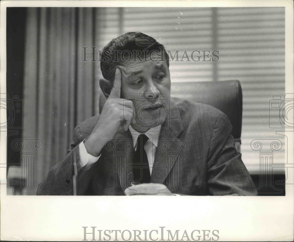 1968 Press Photo Milwaukee Mayor Henry W. Maier - mjb45564-Historic Images