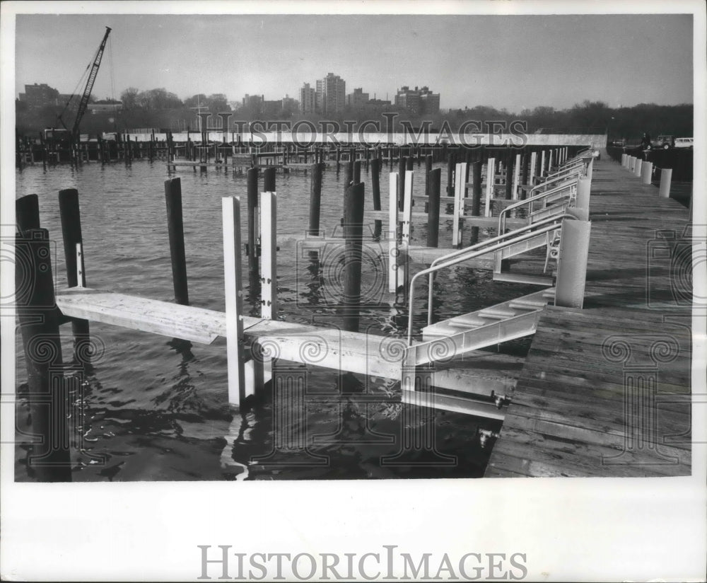 1964 Press Photo New marina between Milwaukee Yacht club and McKinley Marina.-Historic Images