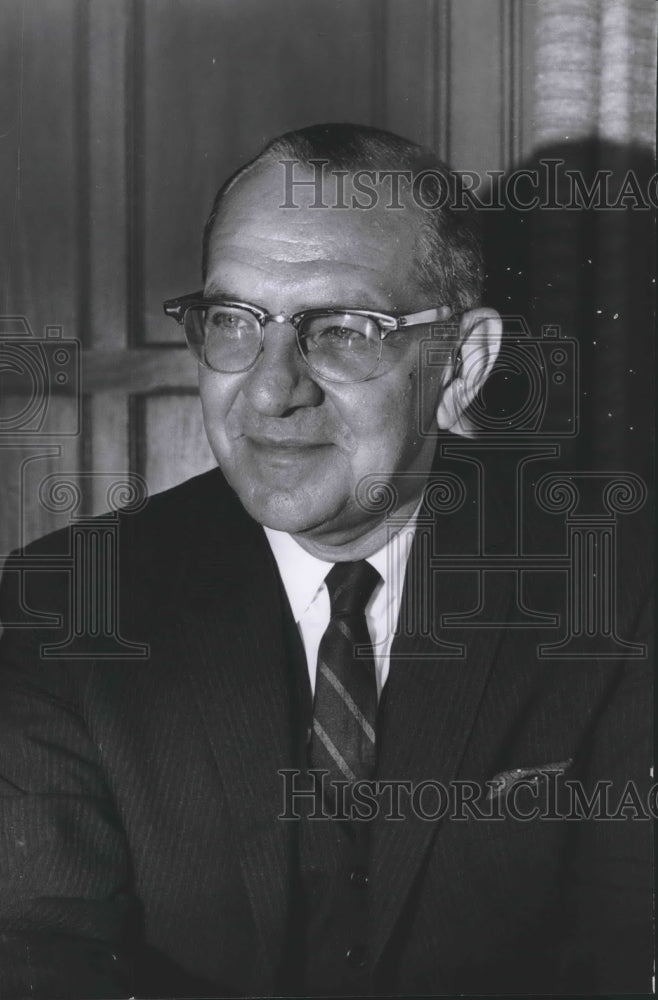 1963 Press Photo Wisconsin Telephone Co.'s new president, Harold B. Groh - Historic Images