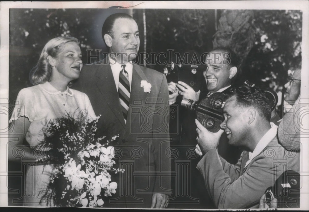 1953 Press Photo Barbara (Bobo) and Winthrop Rockefeller at happier ti ...