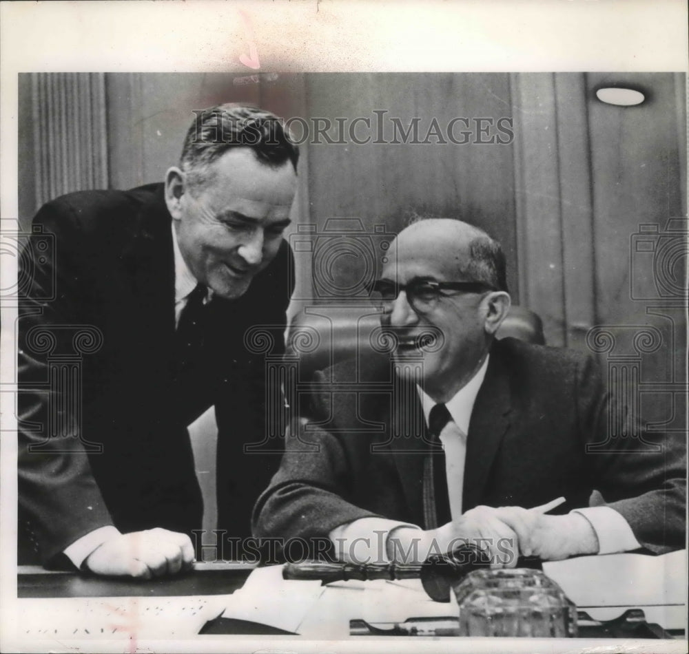 1964 David Rabinovitz congratulated by Nathan Heffernan, WI - Historic ...