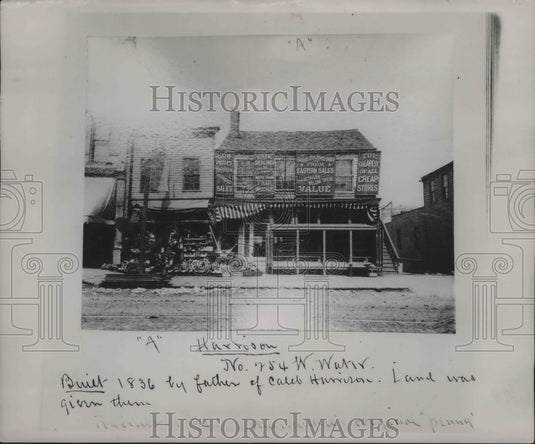 Father of Caleb Harrison built historic building in 1836, Milwaukee-Historic Images