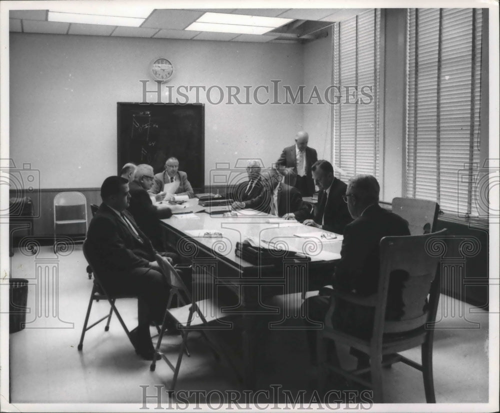 1961 Press Photo Committee room at Milwaukee City Hall - mjb46934 - Historic Images