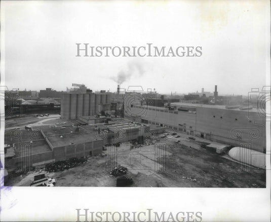 1969 Press Photo Construction site of Milwaukee Bridges-Milwaukee - mjb47408-Historic Images
