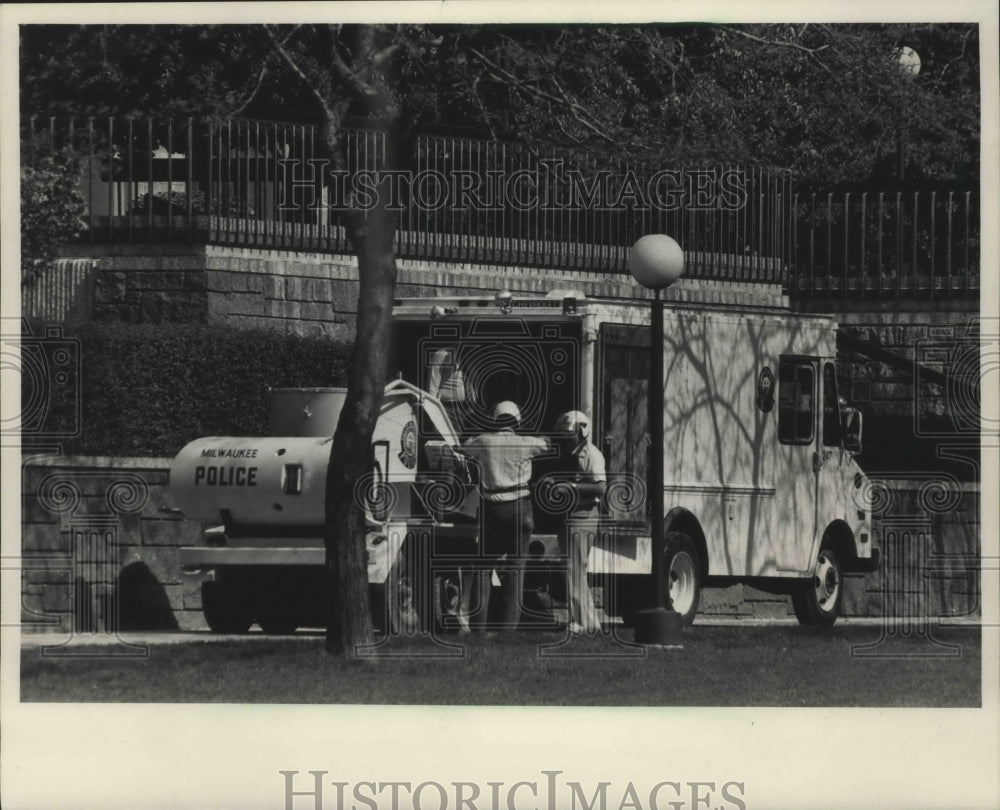 1984 Members of the Milwaukee Police Department's bomb squad-Historic Images