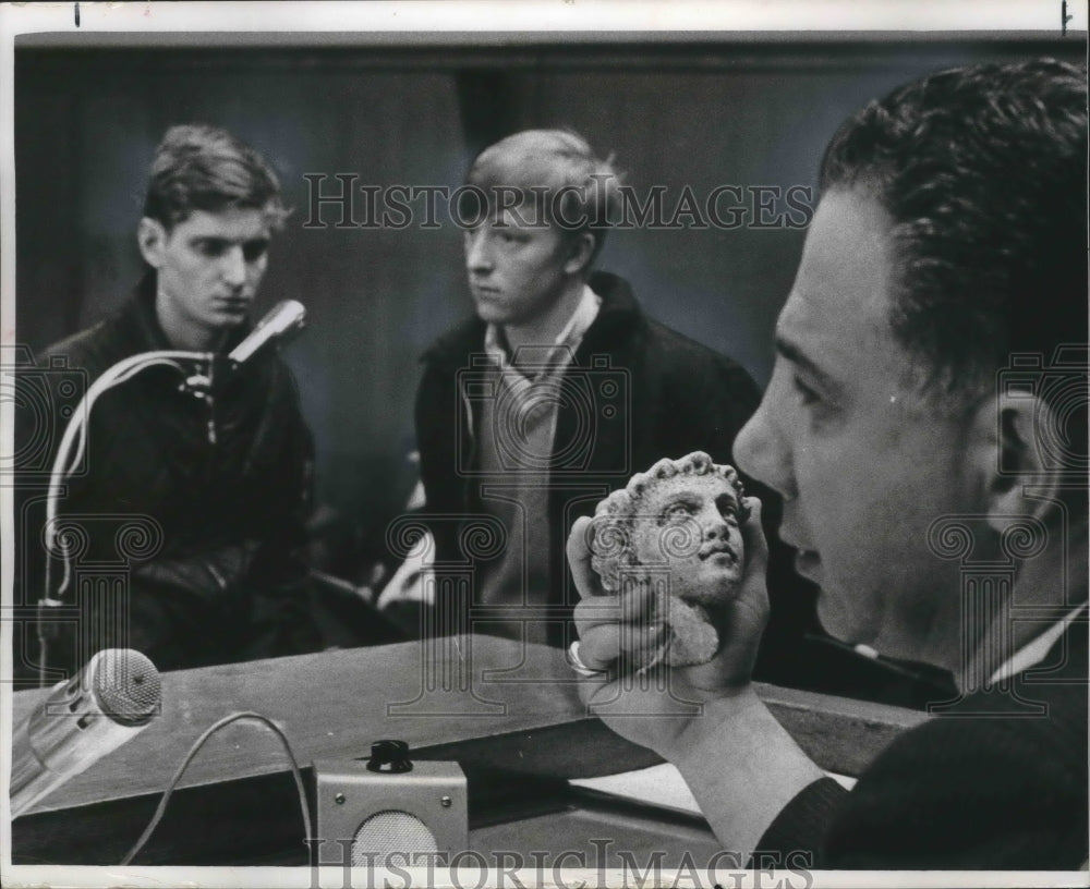 1966 Judge Christ T. Seraphim sentencing statue vandals-Historic Images