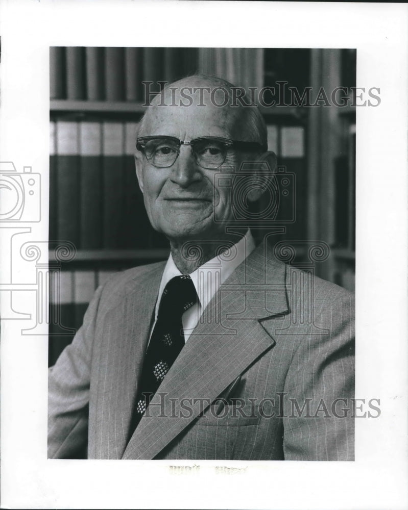 1978 Press Photo Reverend Carl August Hardt Chaplain for Home of Aged Lutherans - Historic Images