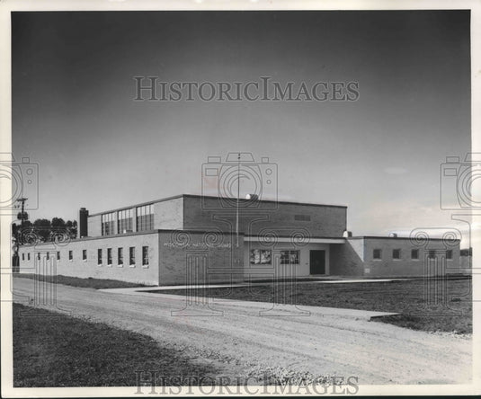 1957 Press Photo National Guard Building in Ripon, Wisconsin - mjb48927- Historic Images