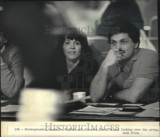 1986 Press Photo Milwaukee School of Art staff Jeannette Van Dorn & David Valdes - Historic Images