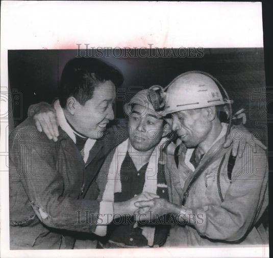 1963 Survivor rescued after Omuta, Japan explosion by other miners - Historic Images