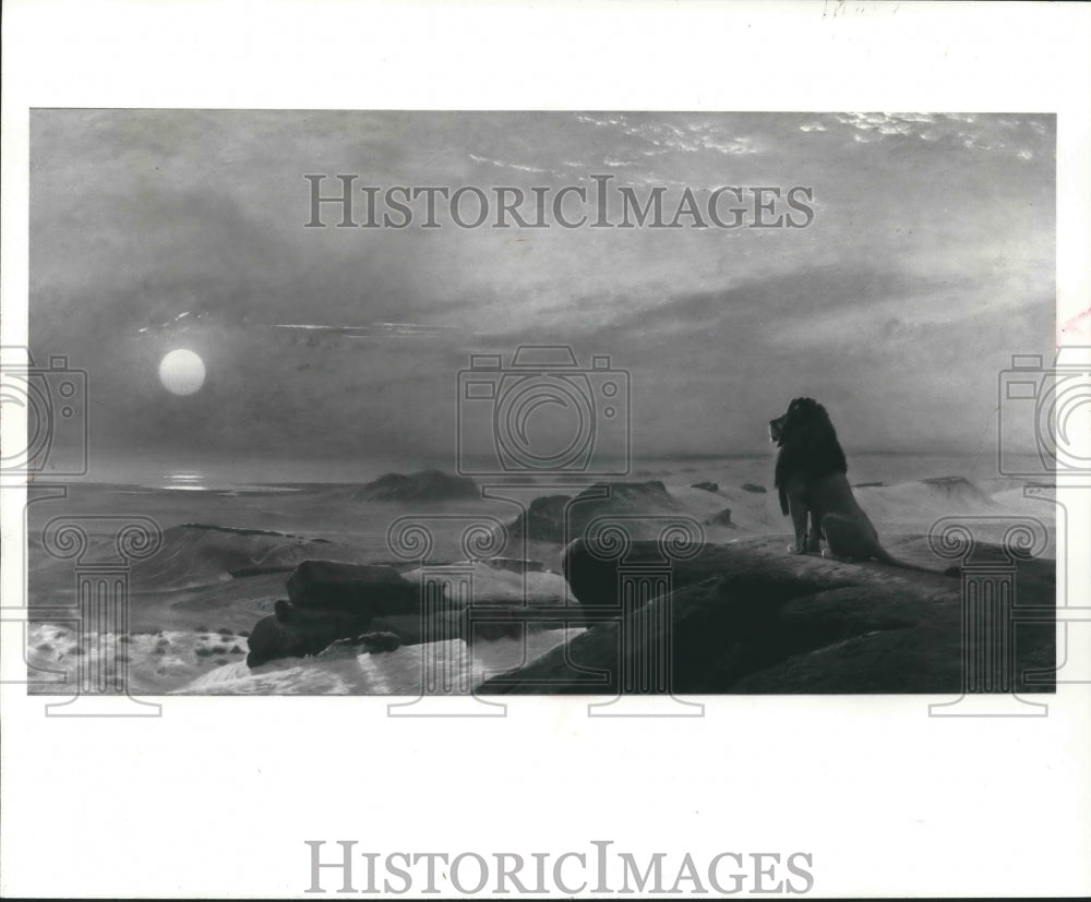 1972 Press Photo Jean Leon Gerome&#39;s Milwaukee Art Center Permanent Collection - Historic Images