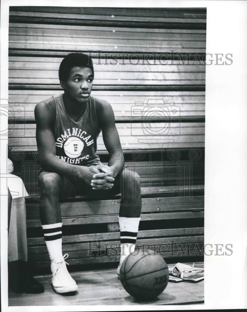 1978 Mark Moore a Basket Ball Player at Dominican High School - Historic Images