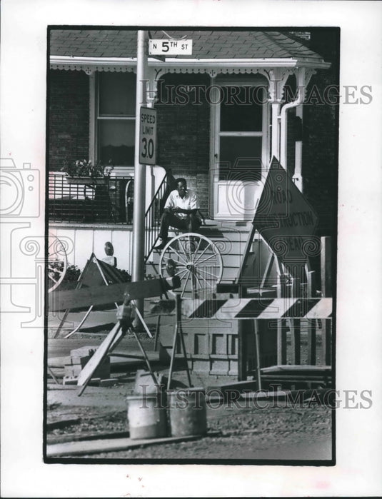 1974 John Moses is a resident of the Halyard renewal area, Milwaukee-Historic Images