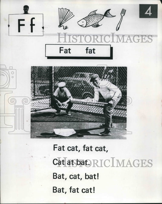 1973 Press Photo page from "Hip Reader" elementary school reading book - Historic Images