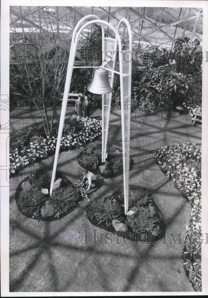 The Mitchell Park Conservatory&#39;s bell tower for the Easter Show-Historic Images