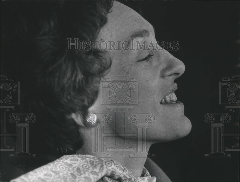 1976 Wife of Walter Mondale During Milwaukee, Wisconsin Visit-Historic Images