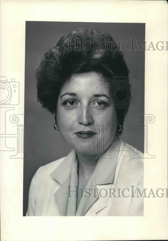 1985 Press Photo Janet Oldenburg Co-President National Women's Organization-Historic Images