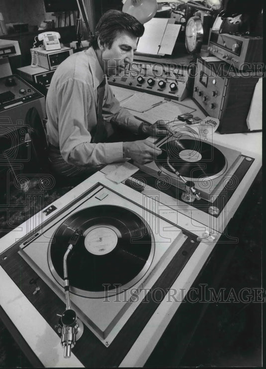 1983 Milwaukee area disc jockey Chuck Hoover - Historic Images