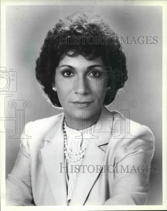 1984 Press Photo Andrew Mitchell, of NBC News - mjb54490 - Historic Images