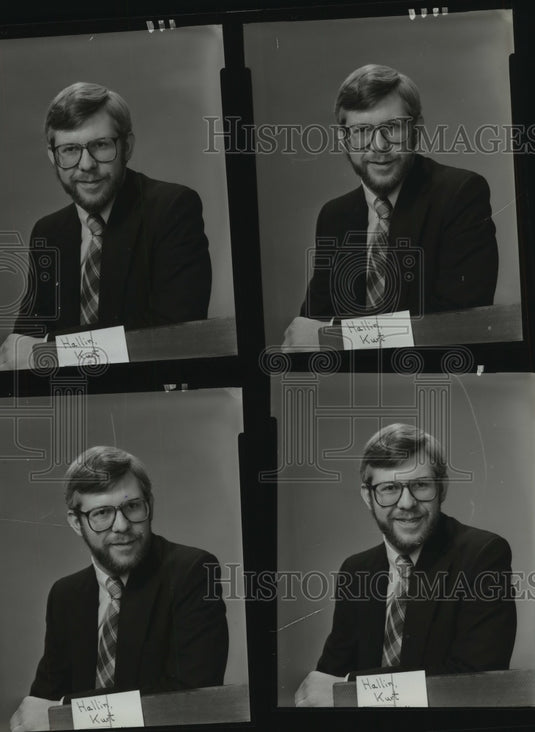1987 Press Photo Kurt Hallin Milwaukee Public Museum Geologist - mjb55130 - Historic Images