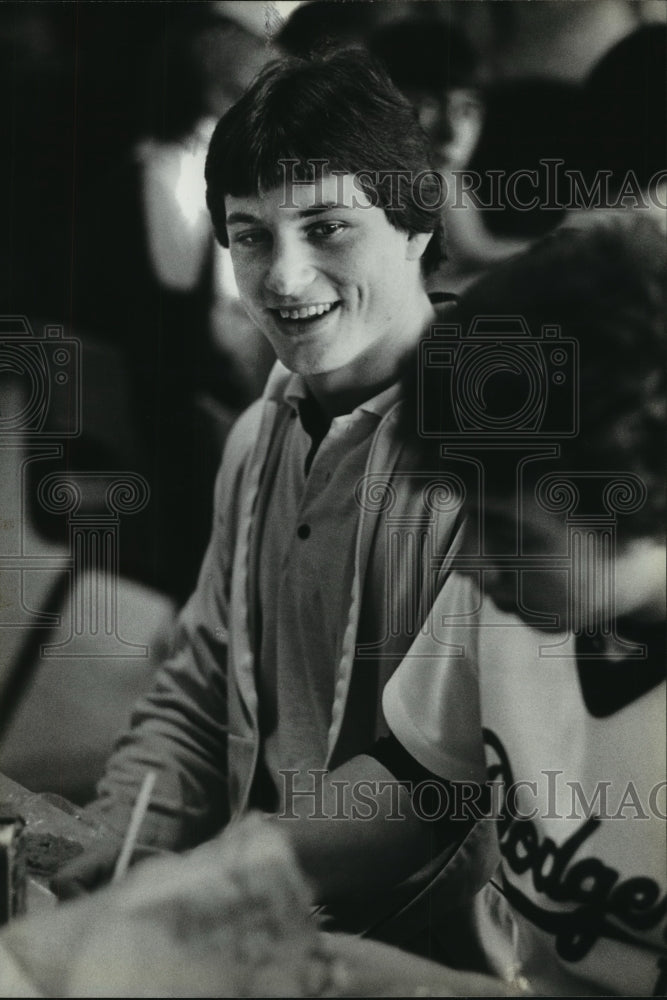 1981 Press Photo Andy Hare, college athlete from Milwaukee - mjb55240 - Historic Images