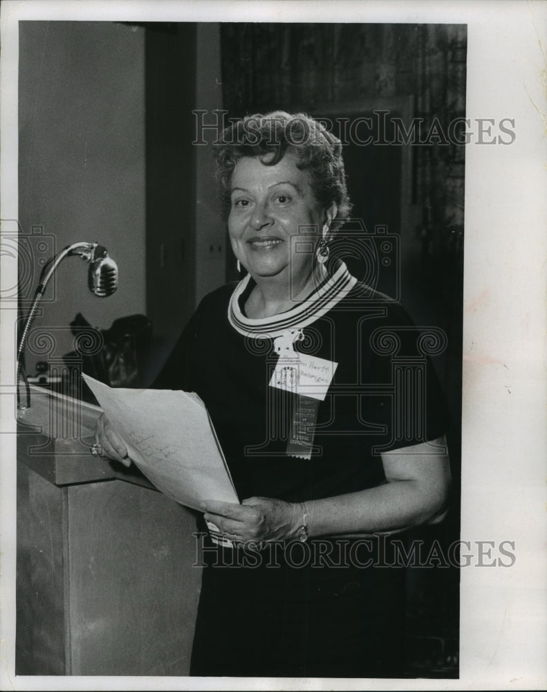 1967 Press Photo Mrs. Ben. W. Harff, Wisconsin Federation of Republican Women - Historic Images