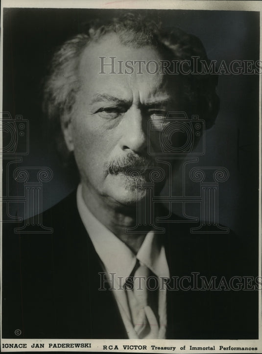 1981 Ignace Paderewski, concert musician & Poland's prime minister - Historic Images
