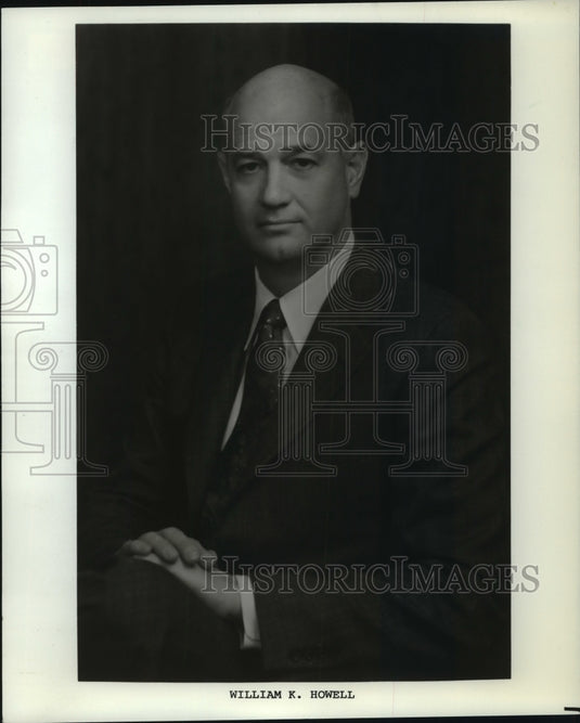 1984 William K Howell President of Miller Brewing Company, Milwaukee-Historic Images